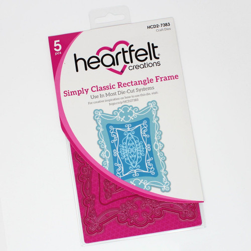 Heartfelt Creations Simply Classic Rectangle Frame Cutting Dies HCD2-7383