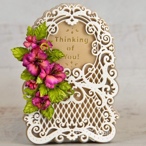 Heartfelt Creations- Lattice Swirl Gateway Die