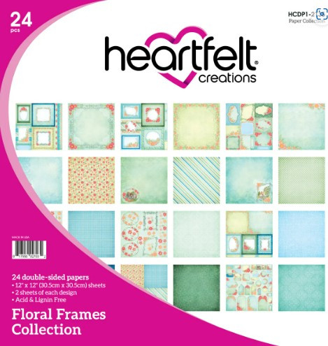 Heartfelt Creations 12 x 12 Paper Collection- Floral Frames