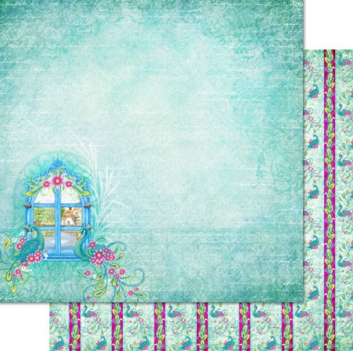 Heartfelt Creations Double-Sided Paper Pad 12"X12" 24/Pkg- Ornate Peacock Collection
