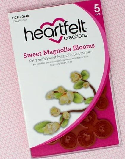 Heartfelt Creations Cling Stamps- Sweet Magnolia Blooms HCPC-3948