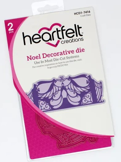 Heartfelt Creations Joyous Noel Collection - Noel Decorative Cutting Die