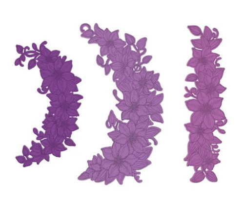 Heartfelt Creations Cut & Emboss Dies- Clematis Spray