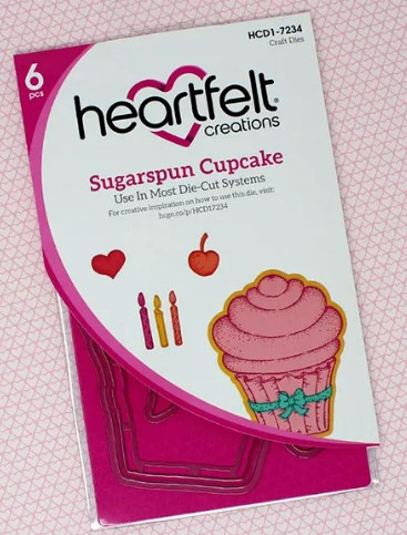 Heartfelt Creations Cut & Emboss Dies- Sugarspun Cupcake