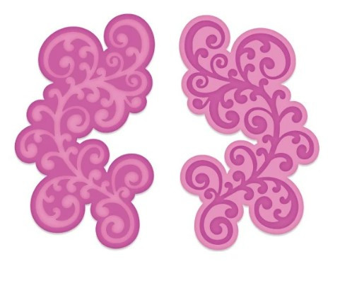 Heartfelt Creations Swirly Border Accents Die- HCD1-7262