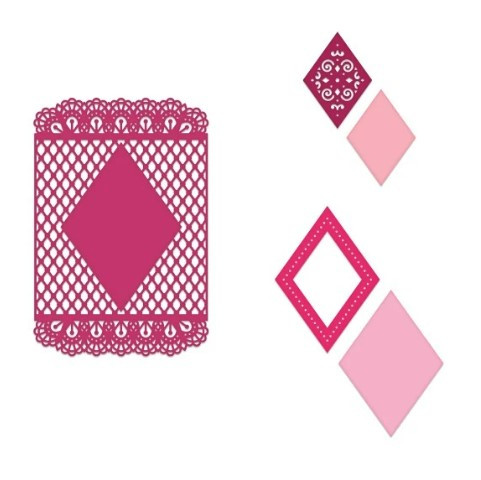 Heartfelt Creations- Diamonds & Lace Die