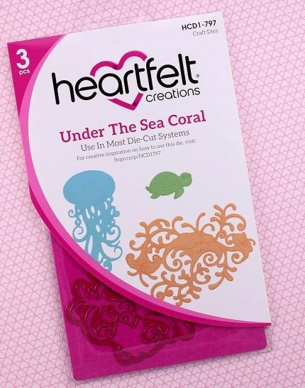 Heartfelt Creations Cut & Emboss Dies- Under the Sea Coral