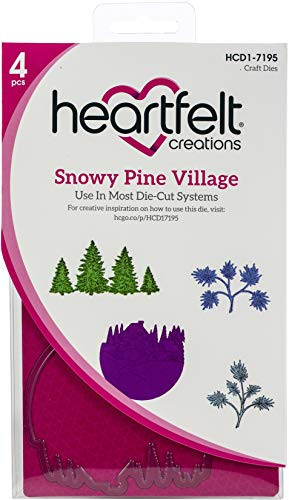Heartfelt Creations Cut & Emboss Dies-Snowy Pine Village