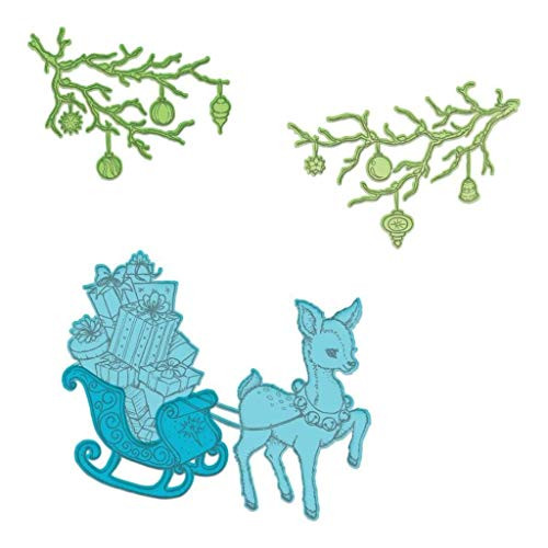 Heartfelt Creations Cut & Emboss Dies-Merry Little Christmas