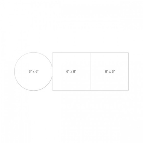 Heartfelt Creations 6X6 Swing Fold Card White HCCB1482