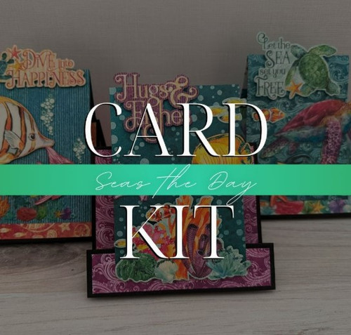 Graphic 45 Card Kit 2025 Seas the Day - Faux Step Cards