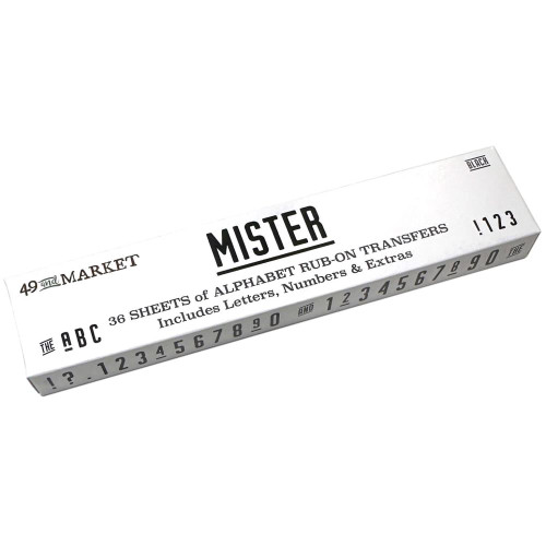 49 and Market Mister Alphabet 7/8" Letters