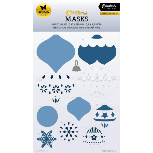 Studio Light Essentials Collection- Christmas Masks- Christmas Balls