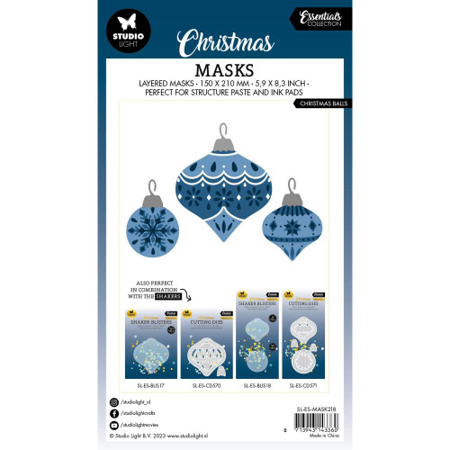 Studio Light Essentials Collection- Christmas Masks- Christmas Balls