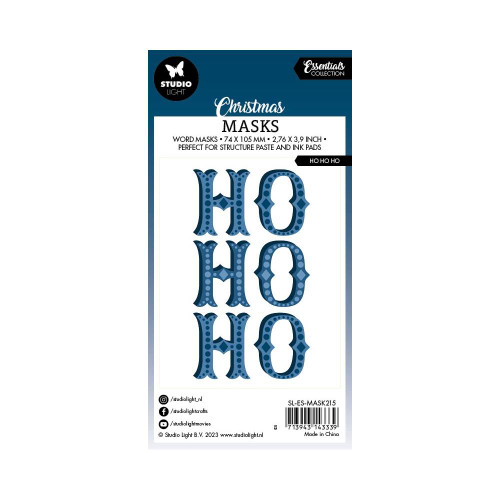 Studio Light Essentials Collection- Christmas Masks- HO HO HO