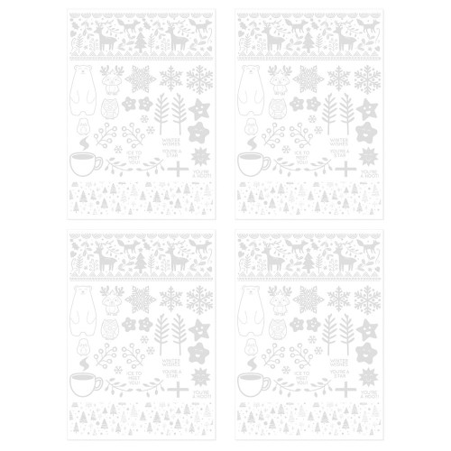 Tonic Studios- A Very Festive Fayre Foiled Fusion Adhesive Sheets