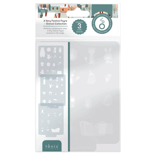 Tonic Studios- A Very Festive Fayre Stencil Collection