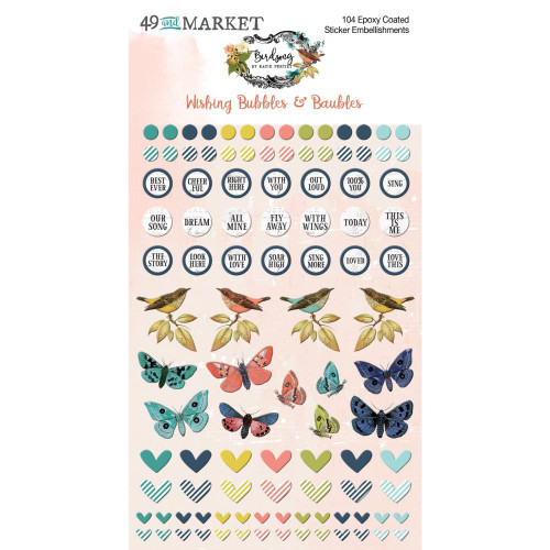 49 and Market by Katie Pertiet- Birdsong Wishing Bubbles & Baubles