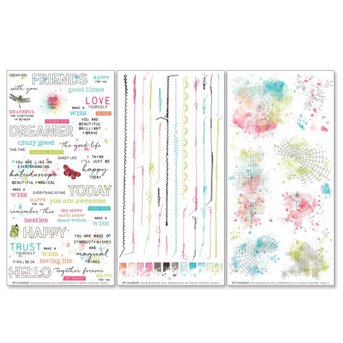 49 and Market by Katie Pertiet- Kaleidoscope Essentials Rub-on Transfer