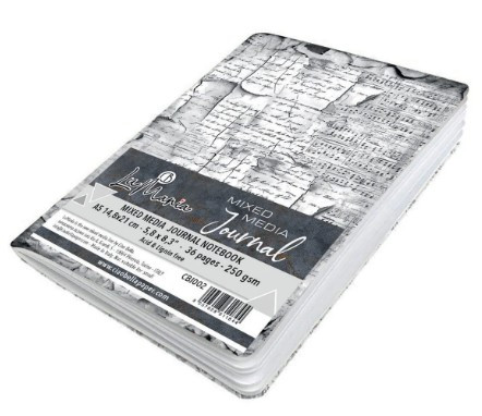 Ciao Bella- Mixed Media Journal- A5 Notebook