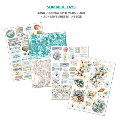 Ciao Bella- Junk Journal Ephemera Book A4- Summer Days