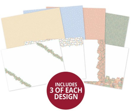 Hunkydory Crafts- Golden Oldies Festive Fun- Luxury Inserts & Papers