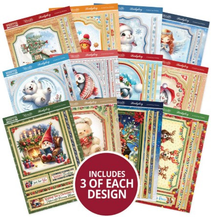 Hunkydory Crafts Whopper Topper Pad- A Cute & Cosy Christmas