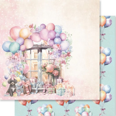 Paper Rose 12x12 Paper Collection - Birthday Fun Basics