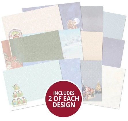 Hunkydory - Merry Little Christmas - Luxury Card Inserts - LITTLEDEC102