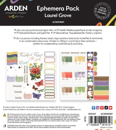 Arden Creative Studio- Ephemera Pack- Laurel Grove