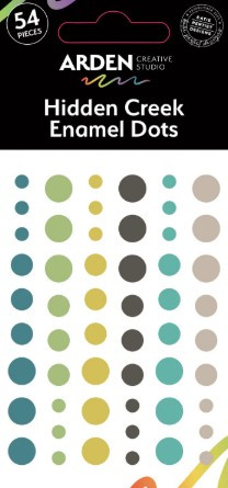 Arden Creative Studio- Enamel Dots- Hidden Creek