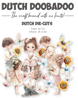 Dutch Doobadoo- Die-Cuts- Happy Spring