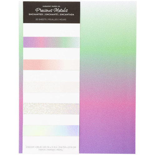 Harmony Paper Company Precious Metals 20 sheets Enchanted