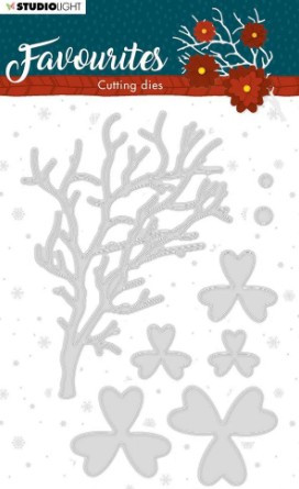Studio Light- Favorites Cutting Die- Winter Flower w/ Branches