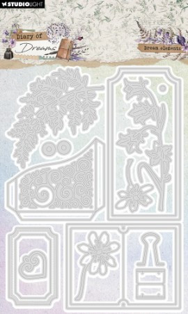 Studio Light- Diary of Dreams- Dream Elements Die Set