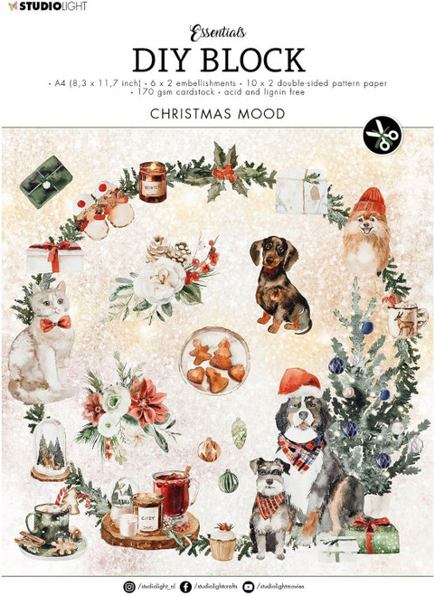 Studio Light DIY Block Christmas Mood A4 nr.31