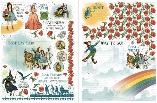 Graphic 45- Rub-on Transfer- Wonder of Oz