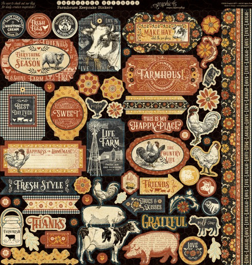 Graphic 45- Keepsake Edition Pack- Farmhouse