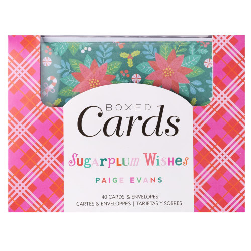 Paige Evans Sugarplum Wishes A2 Boxed Cards 40 Cards and Envelopes