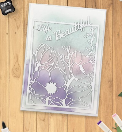 Couture Creations Life is Beautiful Cutting Die Set 2pc