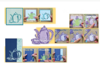 Leabilities Silhouette Dies - Coffee Time Leane Creatief