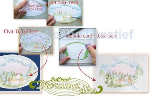 Lea’bilitie Diorama Winter Landscape Cut And Embossing Die