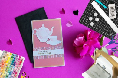 Couture Creations- Photopolymer Stamp Set 6pc- Earl Grey