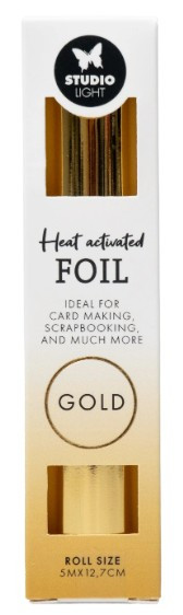 Studio Light- Heat Activated Foil 5m Roll- Gold