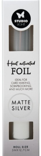 Studio Light- Heat Activated Foil 5m Roll- Matte Silver