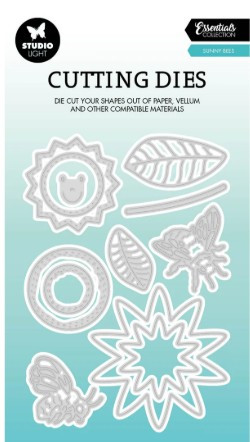 Studio Light Cutting Dies Sunny Bees Essentials 12 PC nr.519