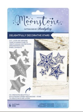 Hunkydory Moonstone Dies - Delightfully Decorative Stars