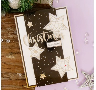 Hunkydory Moonstone Dies - Delightfully Decorative Stars