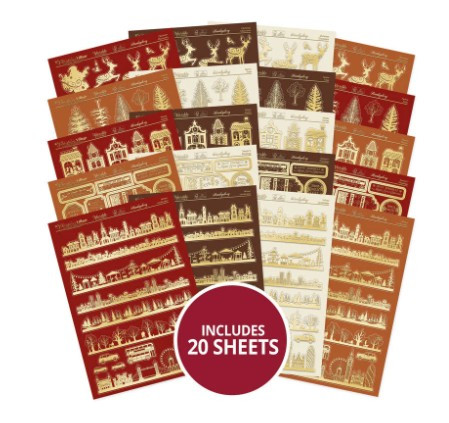 Hunkydory Crafts Christmas Village Elegance Topper Collection