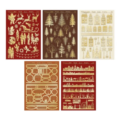 Hunkydory Crafts Christmas Village Elegance Topper Collection